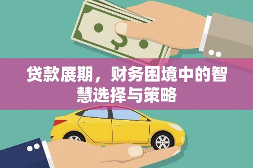 旅顺口贷款展期，财务困境中的智慧选择与策略
