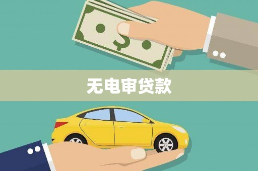 旅顺口无电审贷款
