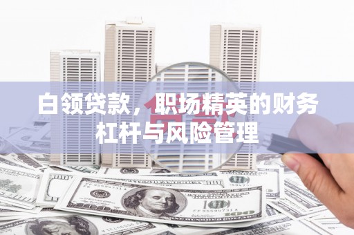旅顺口白领贷款，职场精英的财务杠杆与风险管理