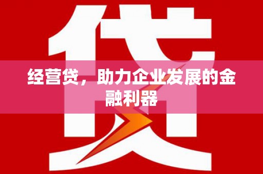 旅顺口经营贷，助力企业发展的金融利器