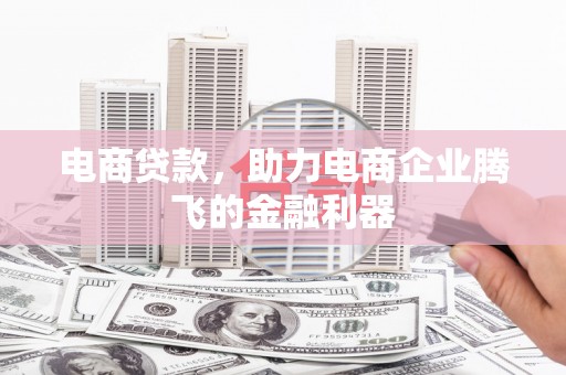 旅顺口电商贷款，助力电商企业腾飞的金融利器