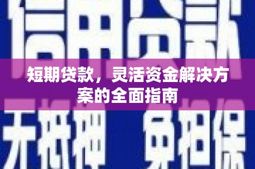 旅顺口短期贷款，灵活资金解决方案的全面指南