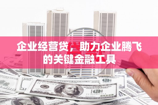 旅顺口企业经营贷，助力企业腾飞的关键金融工具