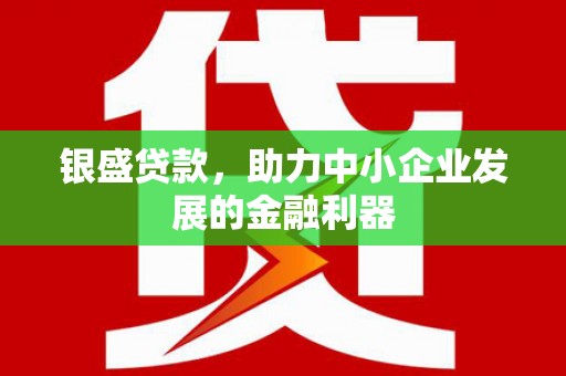旅顺口银盛贷款，助力中小企业发展的金融利器