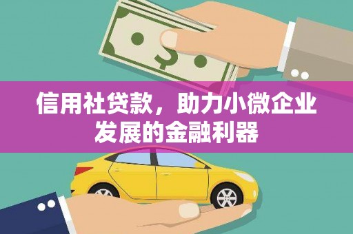 旅顺口信用社贷款，助力小微企业发展的金融利器