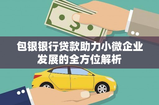 旅顺口包银银行贷款助力小微企业发展的全方位解析