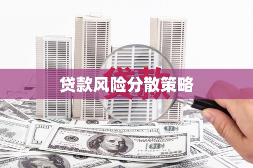 旅顺口贷款风险分散策略