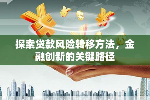 旅顺口探索贷款风险转移方法，金融创新的关键路径
