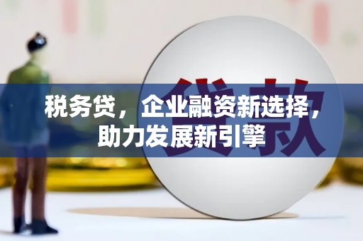 旅顺口税务贷，企业融资新选择，助力发展新引擎