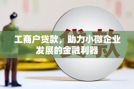 旅顺口工商户贷款，助力小微企业发展的金融利器