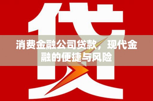 旅顺口消费金融公司贷款，现代金融的便捷与风险