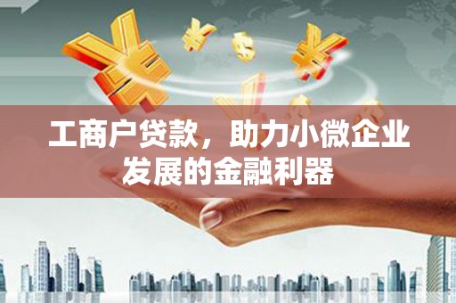 旅顺口工商户贷款，助力小微企业发展的金融利器