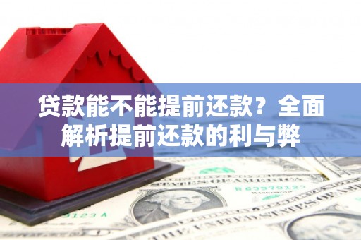旅顺口贷款能不能提前还款？全面解析提前还款的利与弊