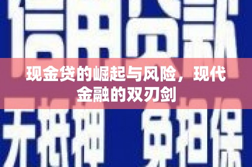 旅顺口现金贷的崛起与风险，现代金融的双刃剑