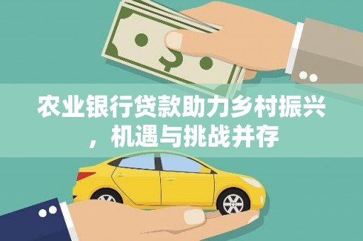 旅顺口农业银行贷款助力乡村振兴，机遇与挑战并存