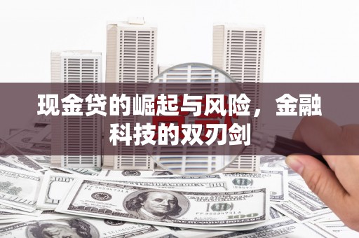 旅顺口现金贷的崛起与风险，金融科技的双刃剑