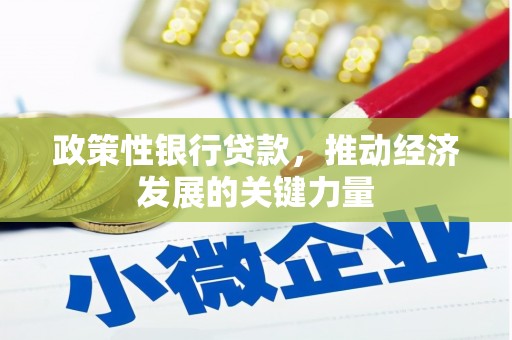 旅顺口政策性银行贷款，推动经济发展的关键力量