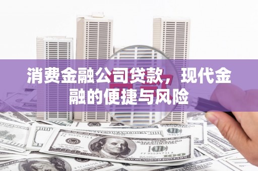 旅顺口消费金融公司贷款，现代金融的便捷与风险