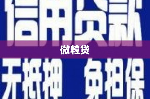 旅顺口微粒贷
